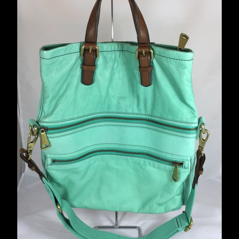 Fossil Explorer Leather Tote